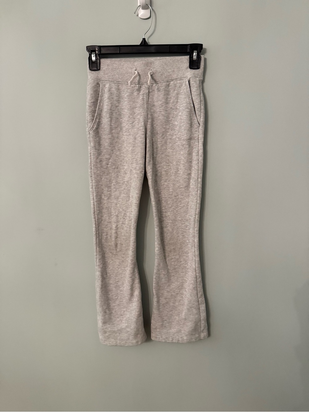 abercrombie kids Light Heather Gray Jogger Sweatpants Size 9/10
